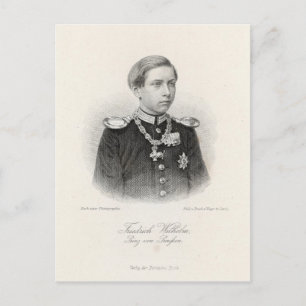 Friedrich Wilhelm, Prinz von Preussen Postkarte