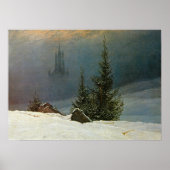 Friedrich - Winterlandschaft 1811 Poster (Vorne)