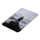 Friedrichs Wanderer über dem Nebel Magnet (Linke Seite)