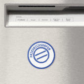 Friedrichshafen Post-Stempel-Briefmarke Magnet (In Situ (Geschirrspüler))