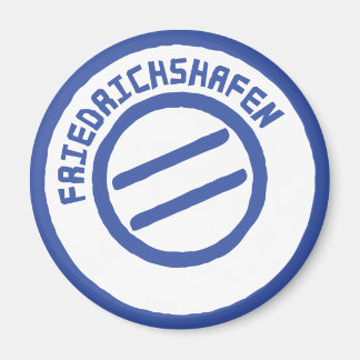 Friedrichshafen Post-Stempel-Briefmarke Magnet