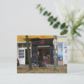 Friedrichshain Berlin Szene Postkarte (Stehend Vorderseite)
