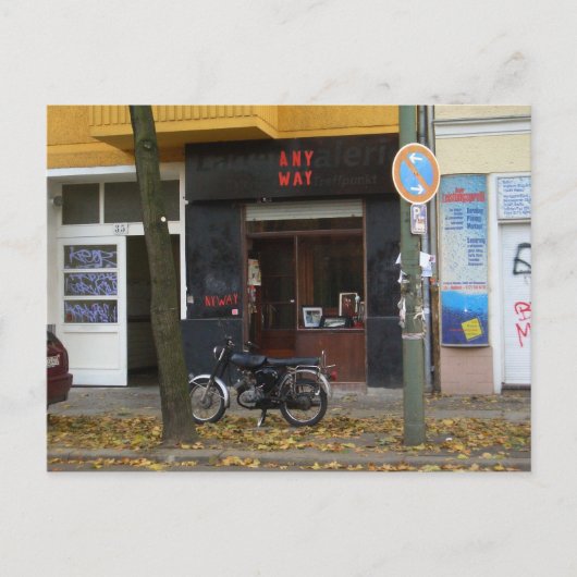 Friedrichshain Berlin Szene Postkarte (Vorderseite)