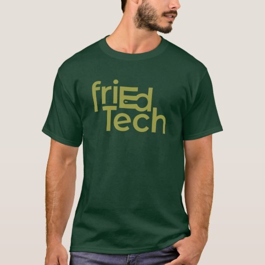 friEdTech Offizielles Logo in Avocado Green T-Shirt (Vorderseite)