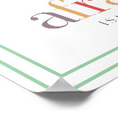 Friedvolle Isaiah 41 10 Fürchte dich nicht Ästheti Poster (Ecke)