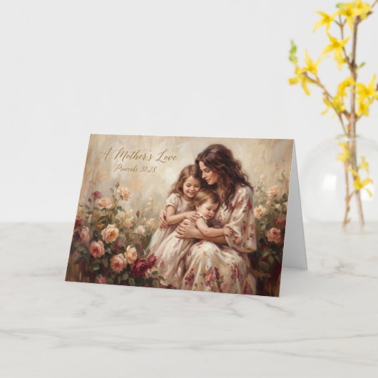 Friedvolle Liebe Ewige Muttertagskarte Karte (Gelbe Blume)
