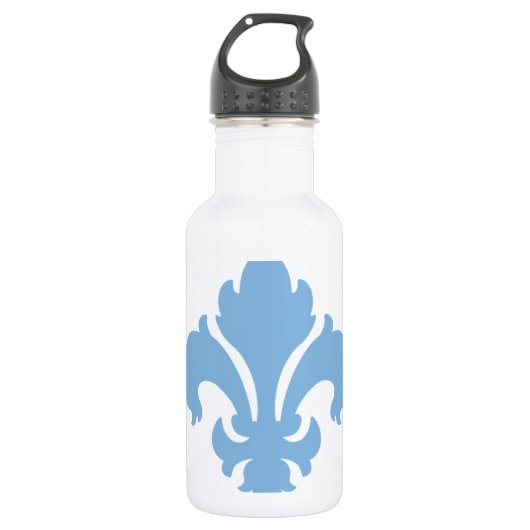 Friedvolles Blau der Lilien-2 Trinkflasche (Vorderseite)