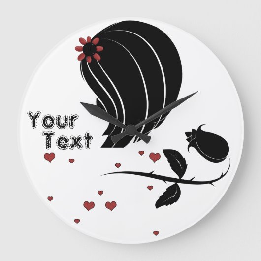 Friend 4 Clock Große Wanduhr (Vorderseite)