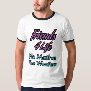 Friend 4 Life T - Shirt Bester Freund für immer Ge