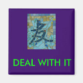 FRIEND@, BEHANDELN SIE MIT IT - Individuell Magnet (Vorne)