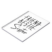 Friend Bestie Sister Notizblock (Linke Seite)