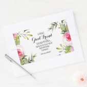 Friend Bestie Vielen Dank, dass Sie die beste Freu Rechteckiger Aufkleber (Umschlag)