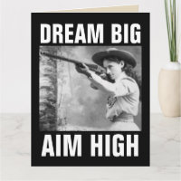 FRIEND BIRTHDAY ANNIE OAKLEY GREETING CARD