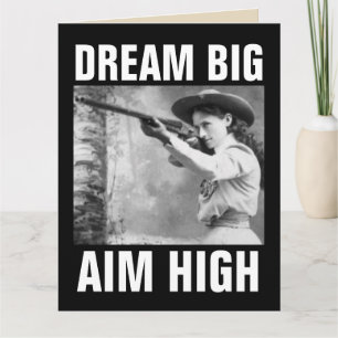 FRIEND BIRTHDAY ANNIE OAKLEY GREETING CARD KARTE