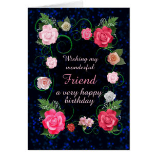 Friend Birthday Beautiful Rose