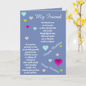 FRIEND BIRTHDAY CARD KARTE (Gelbe Blume)