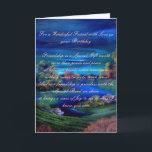 Friend Birthday Card Karte<br><div class="desc">Eine besondere Geburtstagskarte für einen besonderen Freund. Original Ölgemälde von mir (Cynthia Adams) mit Zusatz von Text für eine einzigartige Person. Der Vers kann an jedes Bild in meinem PF angepasst werden,  also zögern Sie bitte nicht,  mich mit speziellen Anfragen zu kontaktieren.</div>