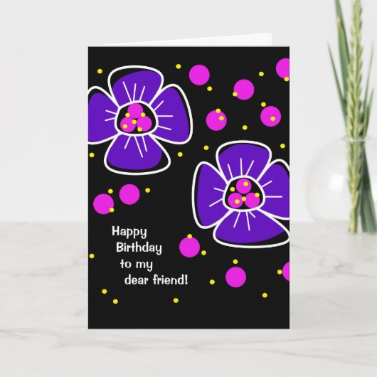 Friend Birthday Card Karte (Vorderseite)