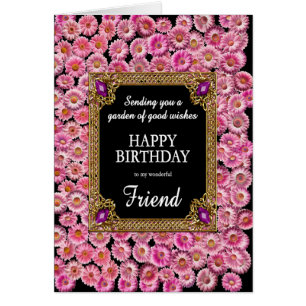 Friend Birthday Pink Daisies