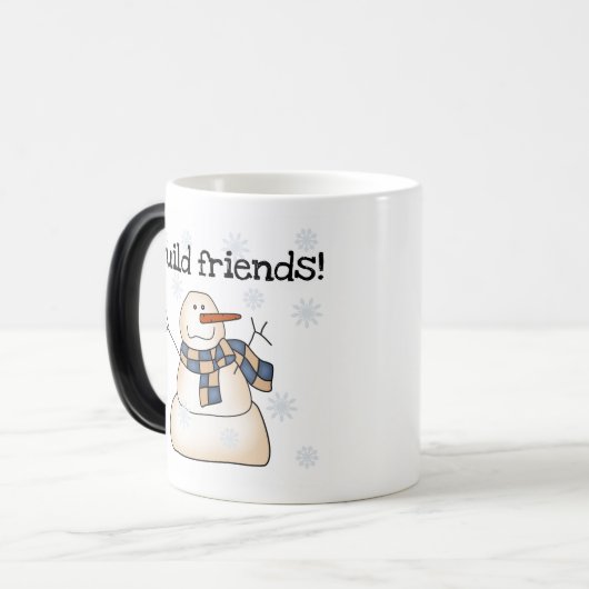Friend Builder Niedlich Winter Snowman Verwandlungstasse (Vorderseite Links)