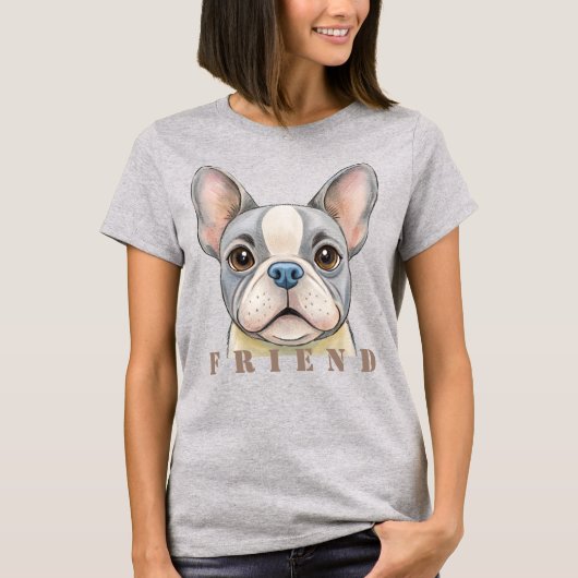 Friend Bulldog T-Shirt (Vorderseite)