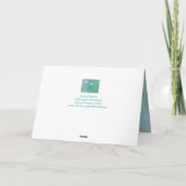 "Friend Cancer Support Daisy Card" Karte (Rückseite)