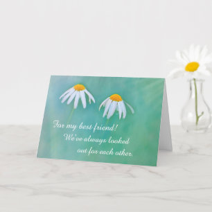 "Friend Cancer Support Daisy Card" Karte