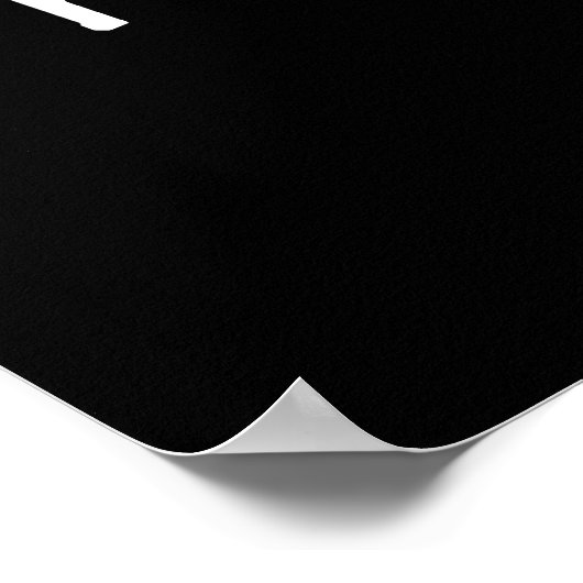 Friend Chip Goals Funny Chip Pun Dark BG Poster (Ecke)