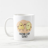 Friend Chip Goals Funny Chip Pun Kaffeetasse (Links)
