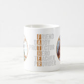 Friend Daddy Protector Hero Teacher Provider Kaffeetasse (Mittel)