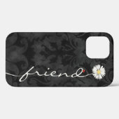 Friend Daisy and Ladybug Damask Case-Mate iPhone Hülle (Rückseite (Horizontal))