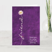 Friend Daisy mit Ladybugs Card Karte (Vorderseite)