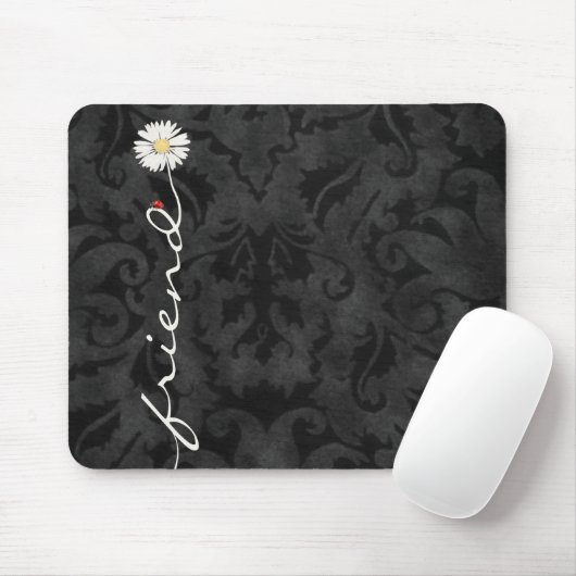 Friend Daisy und Ladybug Damask Maus Pad Mousepad (Mit Mouse)
