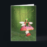Friend Fairy Birthday Card - Woodland Fairy Happy Karte<br><div class="desc">Friend Fairy Birthday Card - Woodland Fairy Happy Birthday</div>