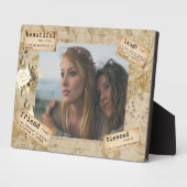 Friend Foto Geschenk Vintag Decoupage Journal Fotoplatte (Seite)