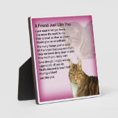 Friend Gedicht Plaque - Katalogdesign Fotoplatte (Vorderseite)