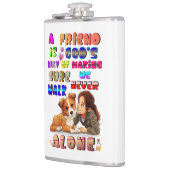 Friend Gods Way Of Making Sure We Never Walk Alone Flachmann (Links)