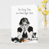 Friend Going Through a Hard Time | I' Here for You Karte (Gelbe Blume)