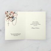 FRIEND Happy Birthday Floral Religious Dankeskarte (Innenseite)