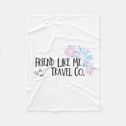 Friend Like Me Travel Co. Fleece Blanket (Vorderseite)