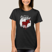 Friend Moose Red Plaid Buffalo Matching Family Paj T-Shirt (Vorderseite)
