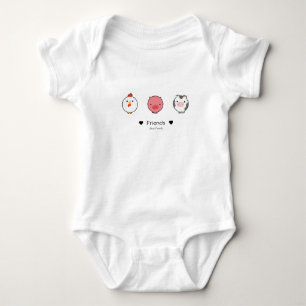 Friend Not Food - Veganes Baby Strampler