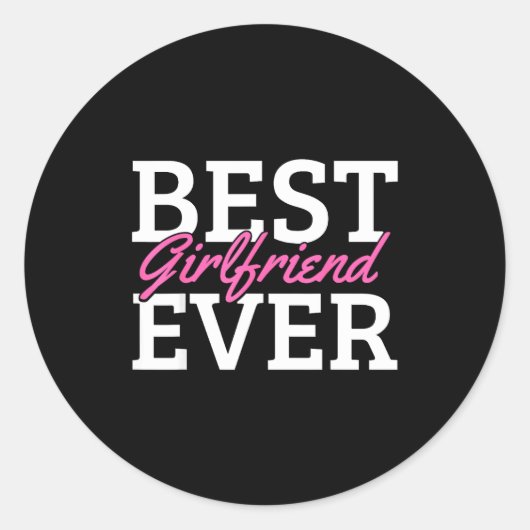 Friend Of All Time Runder Aufkleber (Vorderseite)