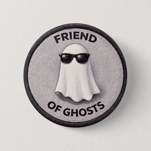 Friend Of Ghosts Button (Vorderseite)