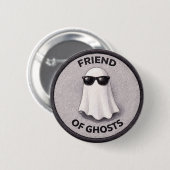Friend Of Ghosts Button (Vorne & Hinten)