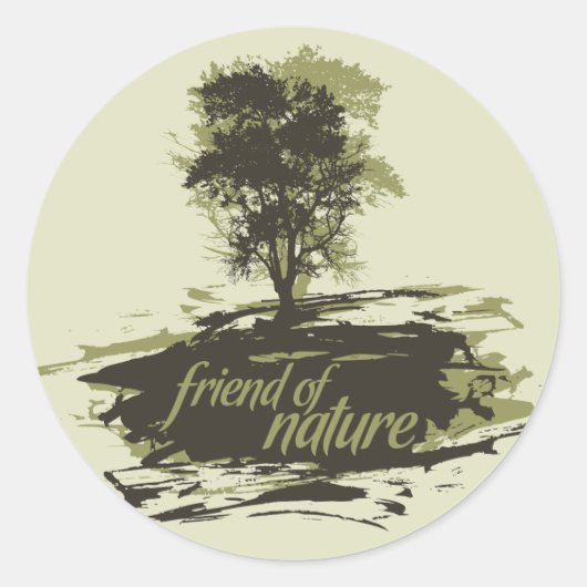 Friend of Nature Aufkleber (Vorderseite)