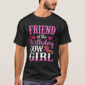 Friend of The Birthday Cowgirl Bfriend Rodeo Bday T-Shirt (Vorderseite)