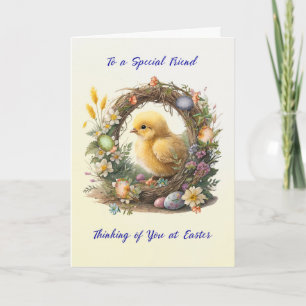 Friend Oster Chick Grapevine Karte