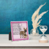 Friend Poem Plaque - French Bulldog Design Fotoplatte (InSitu)