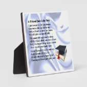Friend Poem Plaque - Graduate Design Fotoplatte (Vorderseite)